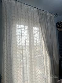 Tenda completa con binario in ferro pronta al luso