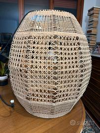 Lampadario a sospensione  rattan