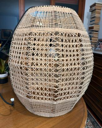 Lampadario a sospensione  rattan