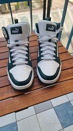 Puma Rebound verdi e bianche