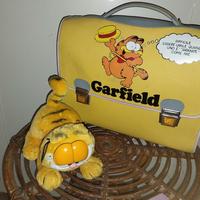 GARFIELD CARTELLA E PUPAZZO ANNI 80