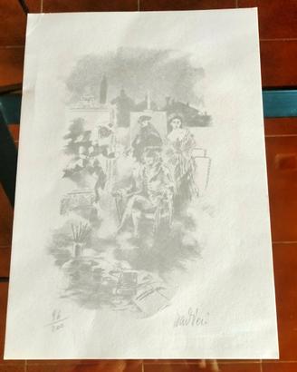 LITOGRAFIA su carta PIETRO BARBIERI 1993