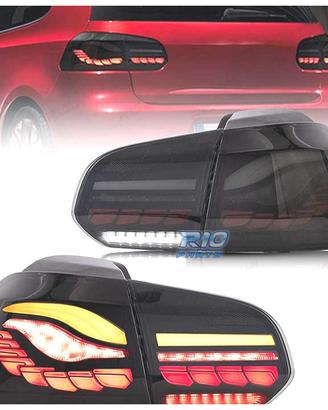 FANALI FULL LED VOLKSWAGEN VW GOLF 6 08-12 BARRE L