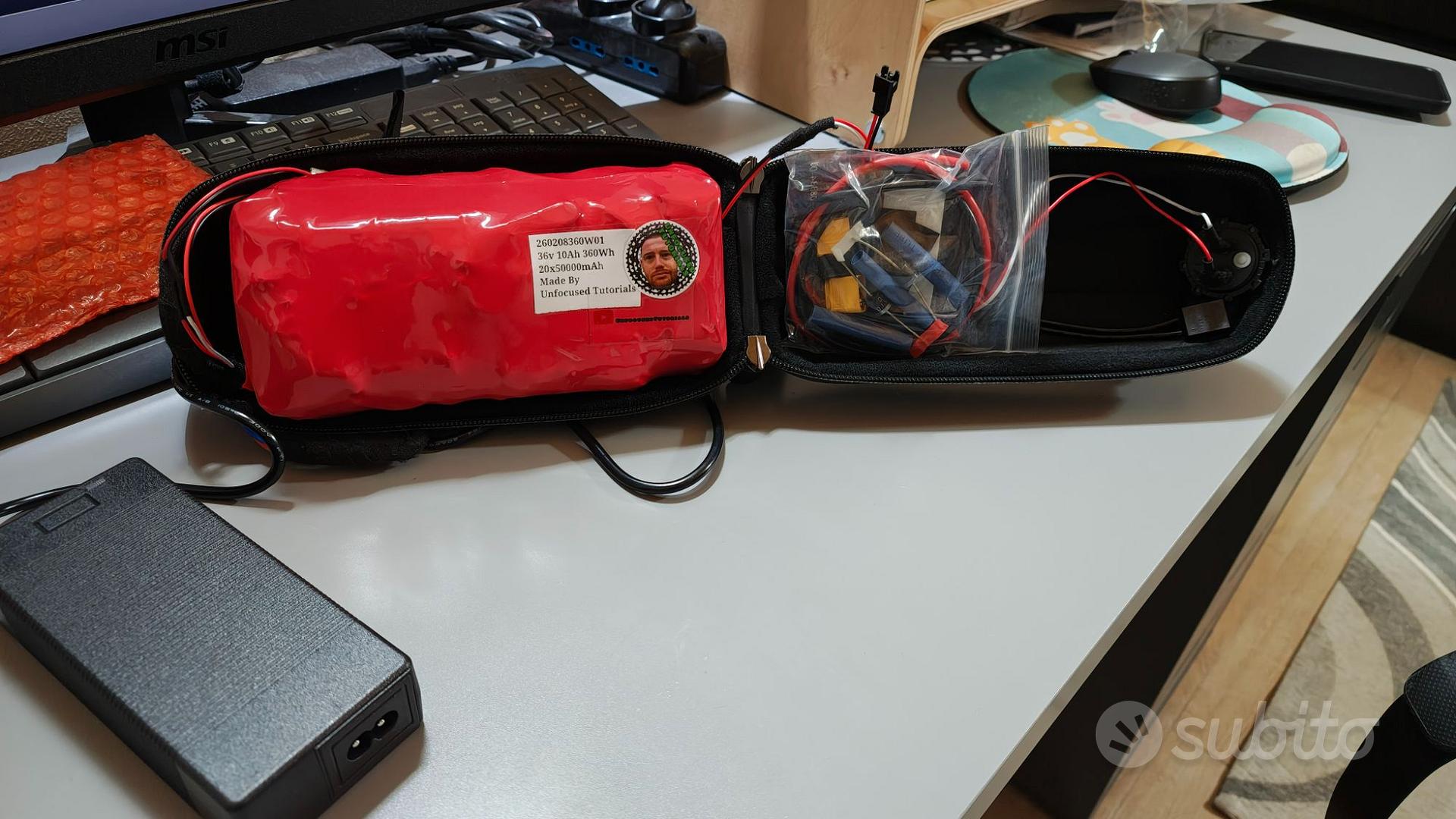 Batterie Extender 36V 360Wh 10Ah Pour Vélo Électrique Et Trottinette - Neuf Avec Kit D'Installation