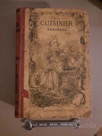 antico libro del 1870 francese cucina