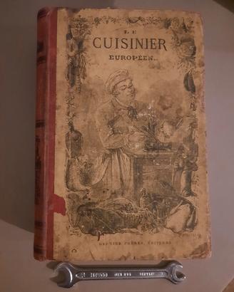antico libro del 1870 francese cucina