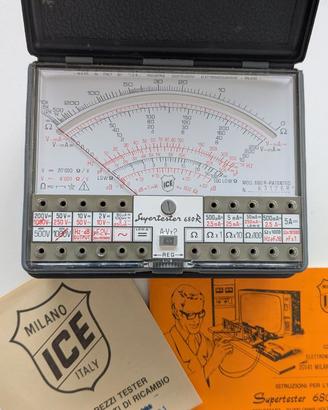 Tester Multimetro Analogico ICE Supertester 680 R