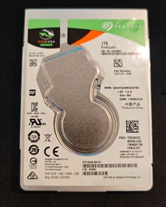 Hard Disk HDD 2.5" 1TB FireCuda Gaming