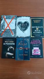 Lotto 5 libri thriller