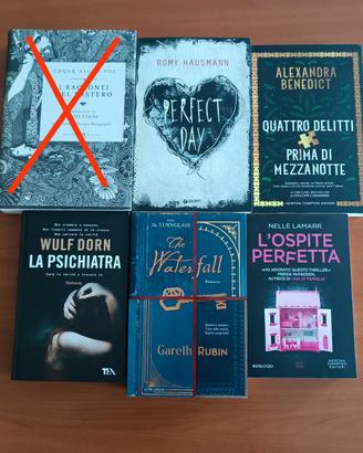 Lotto 5 libri thriller