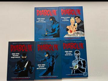 5 albi da collezione Diabolik