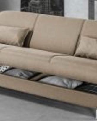 Divano letto 3 posti con contenitore