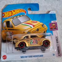 hot wheels fiat 500 d  modificata 