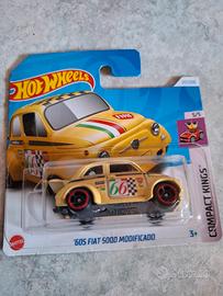 hot wheels fiat 500 d  modificata 