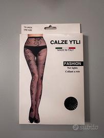 Collant a rete fashion Calze YTLI – Made in Italy