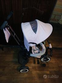 Triciclo Evolutivo Passeggino Kinderkraft Rosa - O