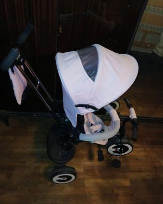 Triciclo Evolutivo Passeggino Kinderkraft Rosa - O