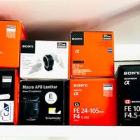 Sony A7R3, 100-400GM, 135 1,8GM, 12-24G, 24-105G..