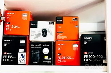 Sony A7R3, 100-400GM, 135 1,8GM, 12-24G, 24-105G..