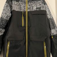 Wedze giacca sci uomo nera/gialla - Snowboard 500