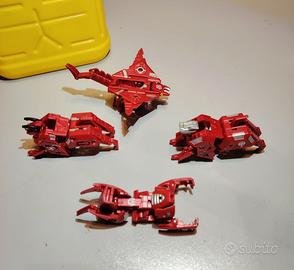 Lotto 4 Bakugan Trappola Pyrus - Maxus Dragonoid