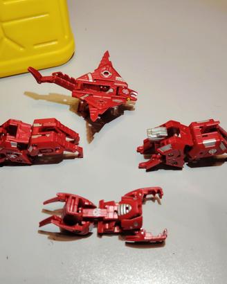 Lotto 4 Bakugan Trappola Pyrus - Maxus Dragonoid