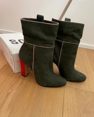 Stivale Schutz Verde arancione e oro numero 39