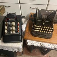 Macchina da scrivere OLIVER e calvolatrice