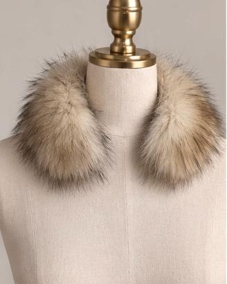 Elegante collo di pelliccia