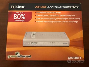 D-Link DGS-1008D 8 port gigabit desktop switch