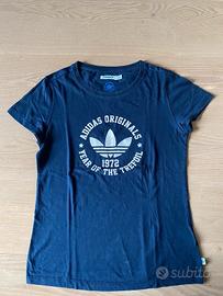 T-shirt Adidas Trefoil 1972 blu, taglia 42.