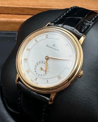 Blancpain Villeret Oro 18kt • Data a Lancetta