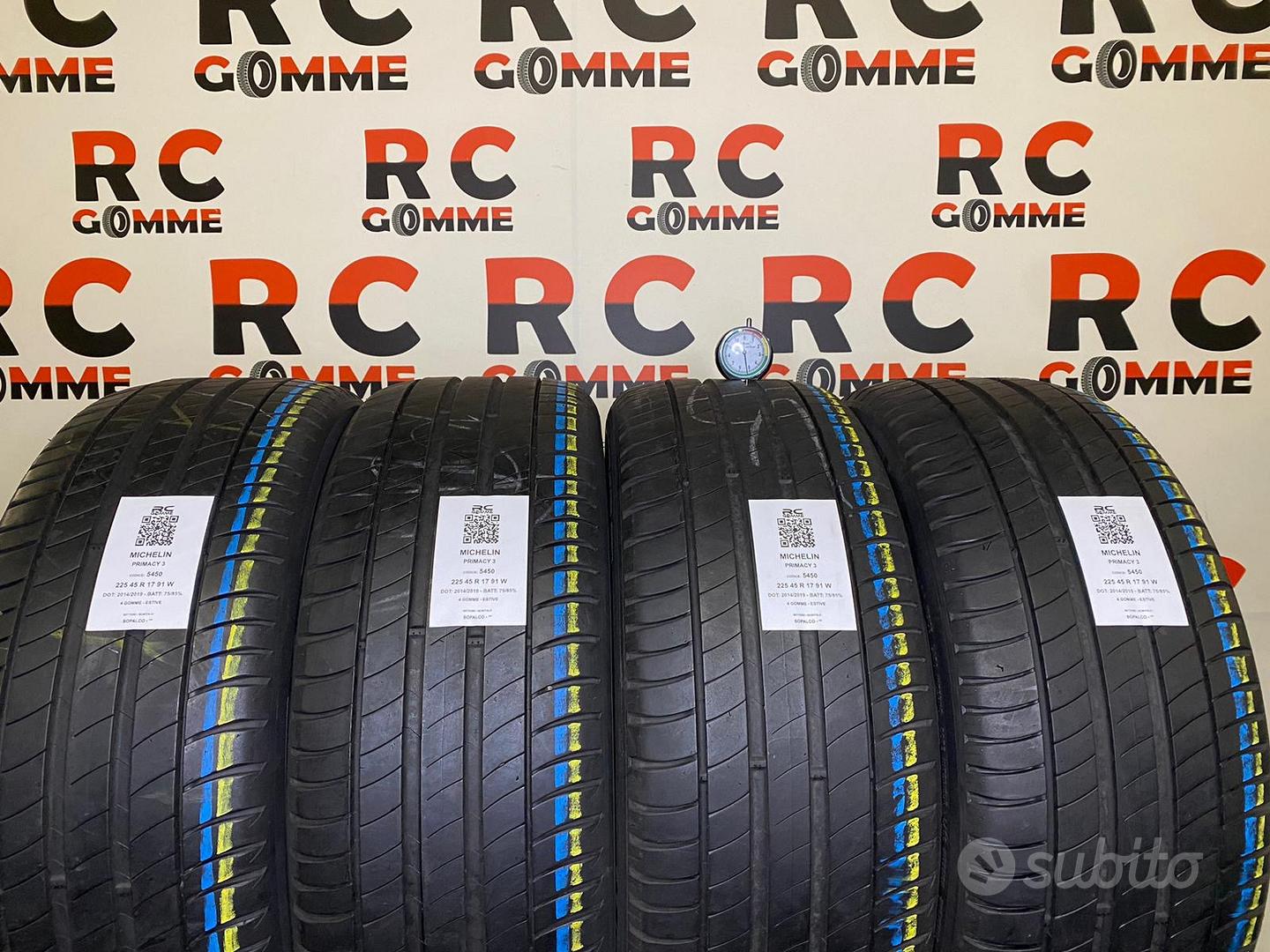 Subito - AUTOFFICINA RC GOMME - 4 GOMME USATE 225 45 R 17 91 W MICHELIN -  Accessori Auto In vendita a Milano