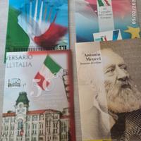 4 Folder Filatelico Francobolli Italia