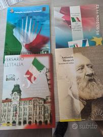 4 Folder Filatelico Francobolli Italia
