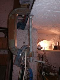 Morsa grande professionale in ghisa