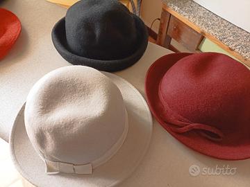 Tre deliziosi cappellini