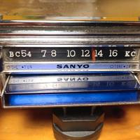 Autoradio Sanyo vintage anni 60'