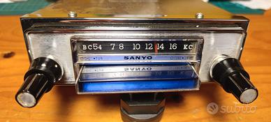 Autoradio Sanyo vintage anni 60'