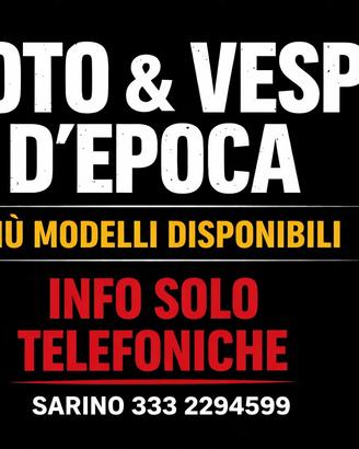 Moto e Vespe d’epoca