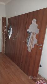  1 porta in legno non ikea seminuov complete