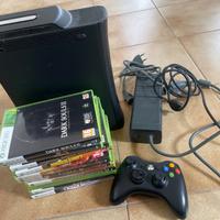 X box 360 + controller +giochi