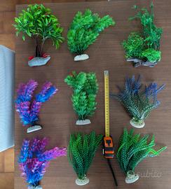 piante finte per acquario 