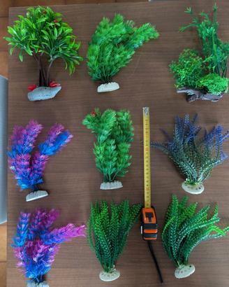 piante finte per acquario 