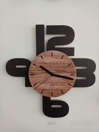 orologio namber in legno 