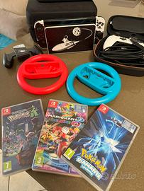 Nintendo Switch OLED + 3 Giochi + Accessori