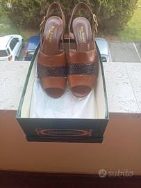 sandali donna in pelle