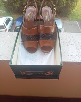 sandali donna in pelle