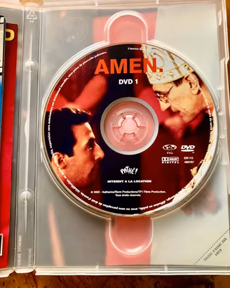 Costa-Gavras DVD originale film AMEN