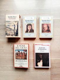 Lotto 3 libri Capolavori Letteratura Italiana